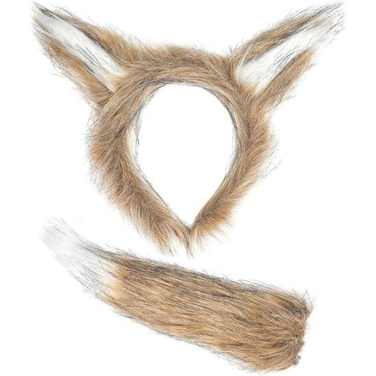 🐺 Conjunto de cauda e orelhas de lobo Widmann Desperte seu lado mais selvagem com este conjunto