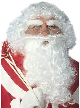 Conjunto luxuoso de fantasia de Papai Noel
