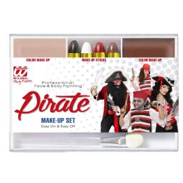 Conjunto de maquiagem piratas