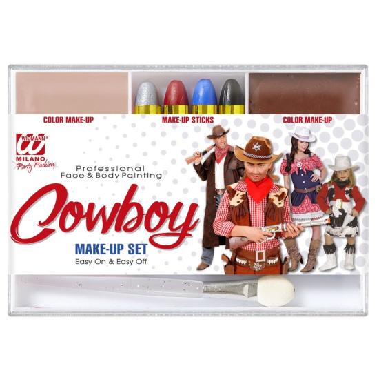 Conjunto de maquiagem jeans