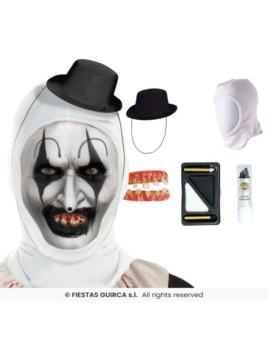 Conjunto de Palhaço Terrificador - 5 Peças