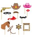 Conjunto Photocall Cowboy 12 peças