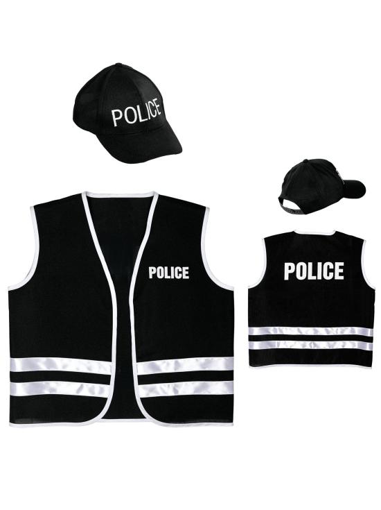 Conjunto policial em tamanho infantil