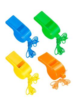 Silbatos de Colores Set de 4 und