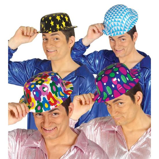 Chapéu-coco de plástico para festa