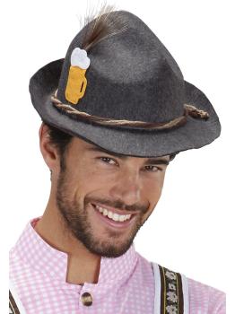 Chapéu Bávaro de Feltro de Luxo.