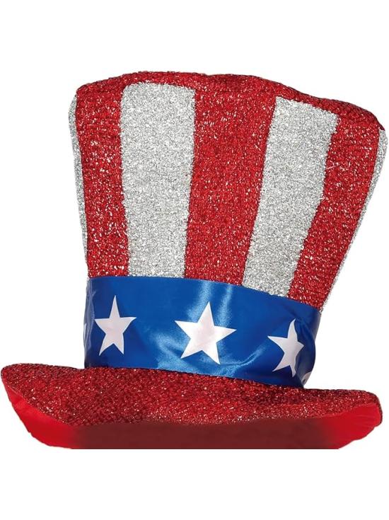 Cartola com a bandeira americana do Tio Sam