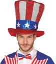 Cartola com a bandeira americana do Tio Sam