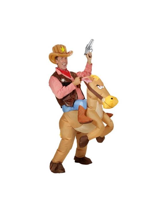Chapéu inflável de cowboy xerife