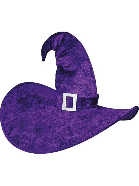 Chapéu de bruxa roxo tamanho XXL para o Halloween