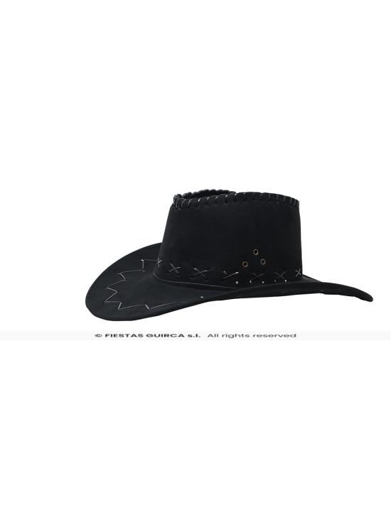 Chapéu de cowboy em couro sintético em 6 cores.