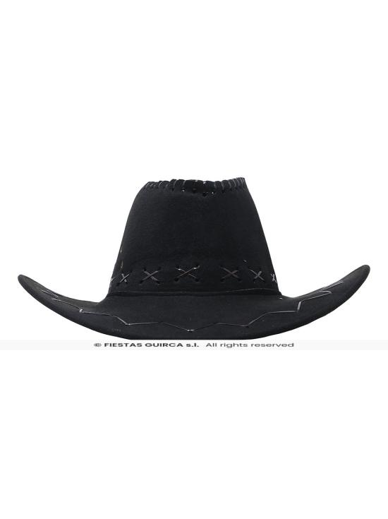 Chapéu de cowboy em couro sintético em 6 cores.
