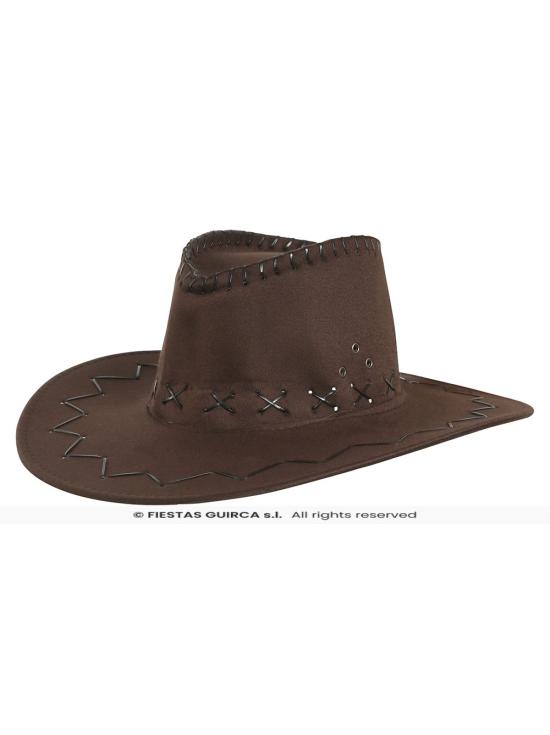 Chapéu de cowboy em couro sintético em 6 cores.