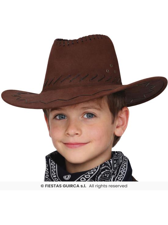 Chapéu de cowboy em couro sintético em 6 cores.