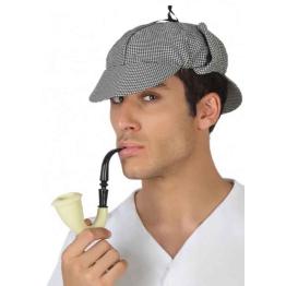 Chapéu e cachimbo do detetive Sherlock Holmes