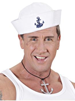 Chapéu de marinheiro unissex com âncora