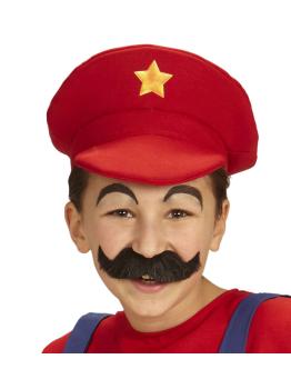 Chapéu infantil Mario Bross Plumber