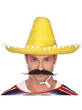 Chapéu Mexicano Amarelo 45 cms