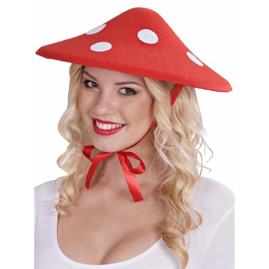 Chapéu de cogumelo de feltro. Chapéu de cogumelo de feltro.