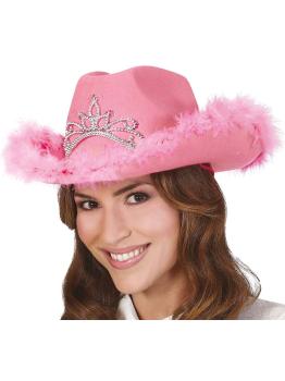 Sombrero de Vaquero en Color Rosa