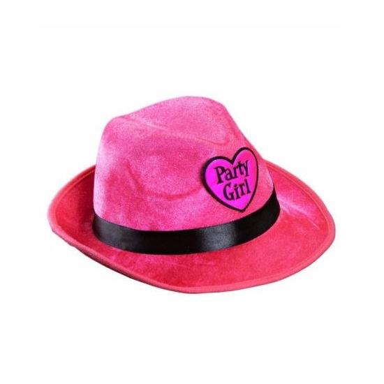 Chapéu de festa de veludo rosa para meninas. Chapéu de festa de veludo rosa para meninas.