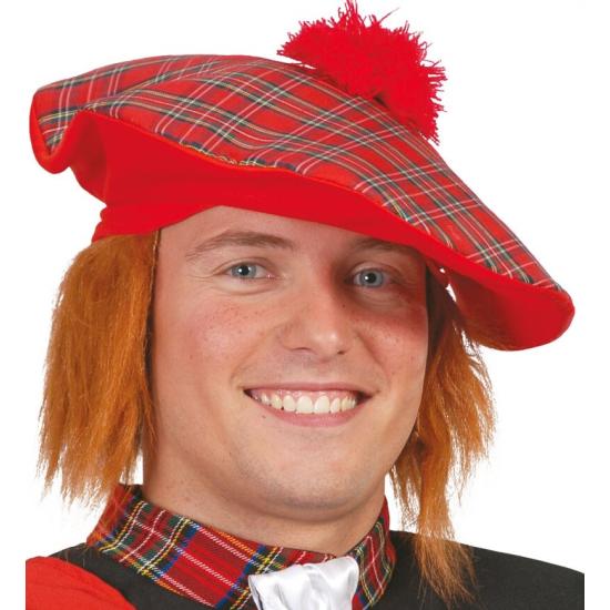 Boné Escocês com Cabelo.