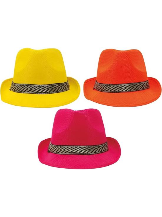 CHAPÉU DE GÂNGSTER EM CORES VARIADAS