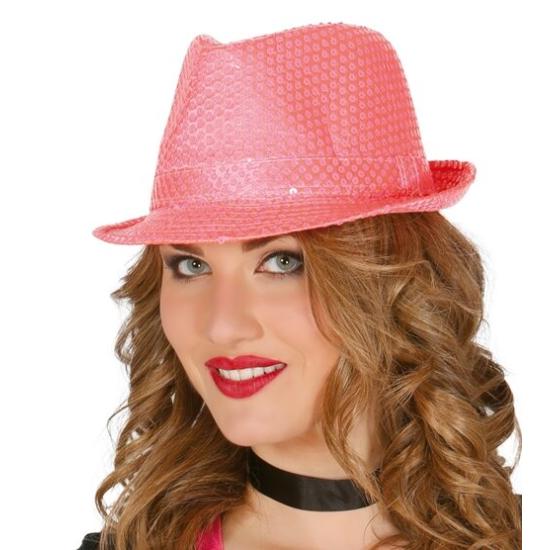 Chapéu de lantejoulas rosa. Chapéu de lantejoulas rosa.