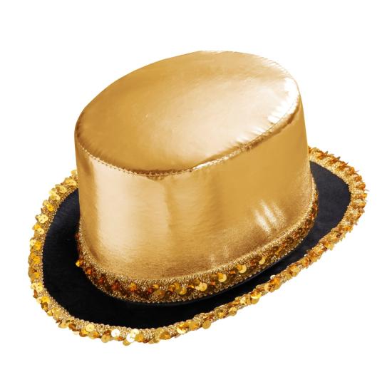 Chapéu de festa luxuoso com tira de lantejoulas Chapéu de festa luxuoso com tira de lantejoulas