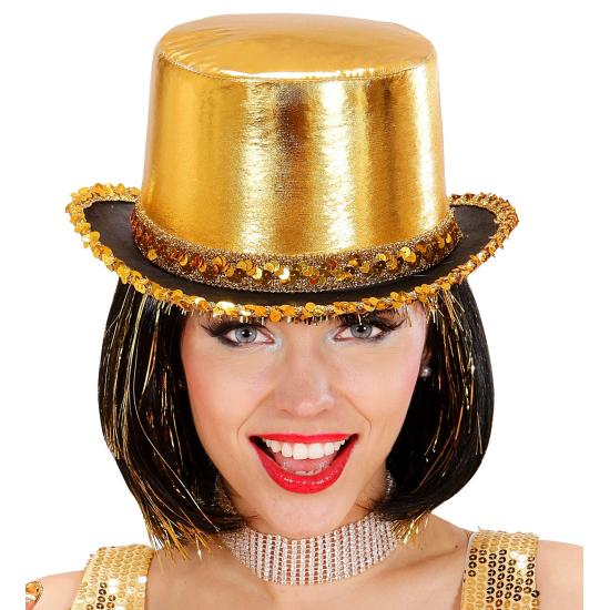 Chapéu de festa luxuoso com tira de lantejoulas Chapéu de festa luxuoso com tira de lantejoulas