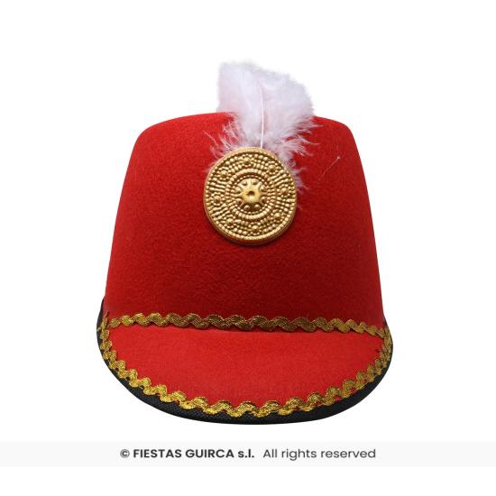 Chapéu majorette vermelho infantil Chapéu majorette vermelho infantil