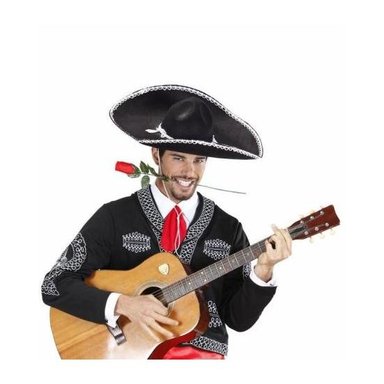 Chapéu Mariachi de feltro luxuoso