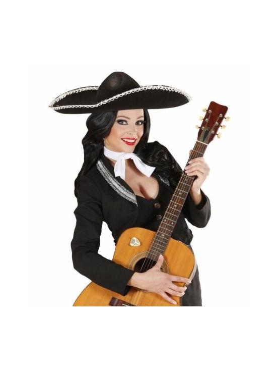 Chapéu Mariachi de feltro luxuoso