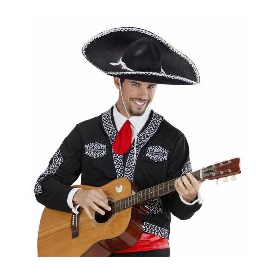 Chapéu Mariachi de feltro luxuoso