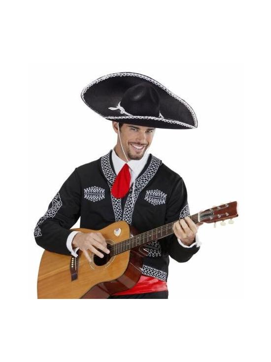 Chapéu Mariachi de feltro luxuoso