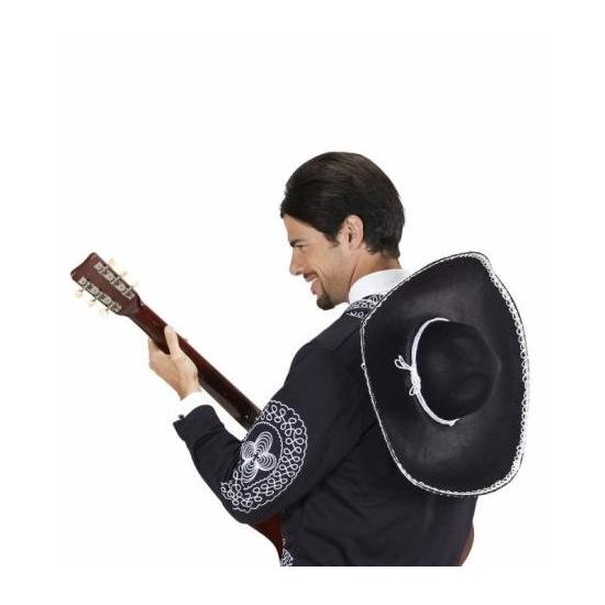 Chapéu Mariachi de feltro luxuoso