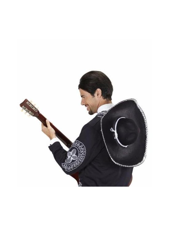 Chapéu Mariachi de feltro luxuoso