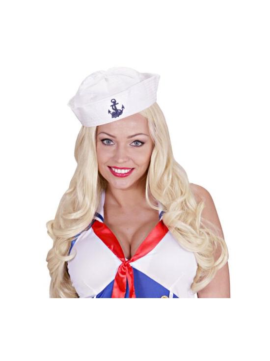 Chapéu de marinheiro unissex com âncora