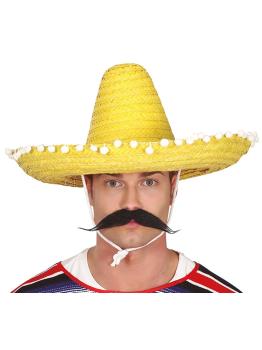 Chapéu Mexicano Amarelo 48 cm