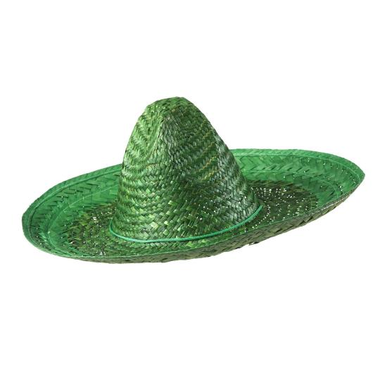 Chapéu mexicano verde de 48 cm