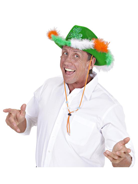 Chapéu de festa estiloso para o Dia de São Patrício.