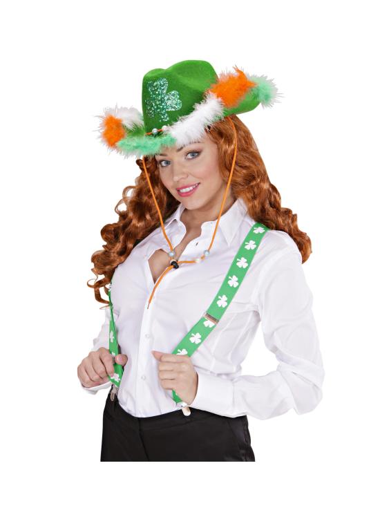 Chapéu de festa estiloso para o Dia de São Patrício.