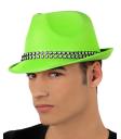 Faixa de strass verde para chapéu de São Patrício
