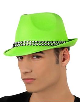 Faixa de strass verde para chapéu de São Patrício