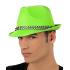 Faixa de strass verde para chapéu de São Patrício
