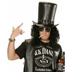 Sombrero Slash Similpiel Disfraz Rockero