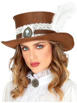Chapéu Steampunk Couro Envelhecido