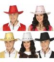 Chapéu de cowboy com lantejoulas – Tamanho único