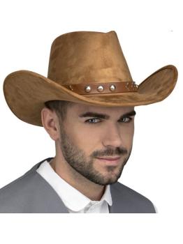 Chapéu de cowboy marrom de alta qualidade