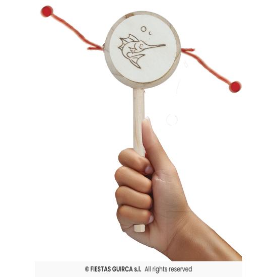 Chocalho de Tambor de Madeira 20 cm